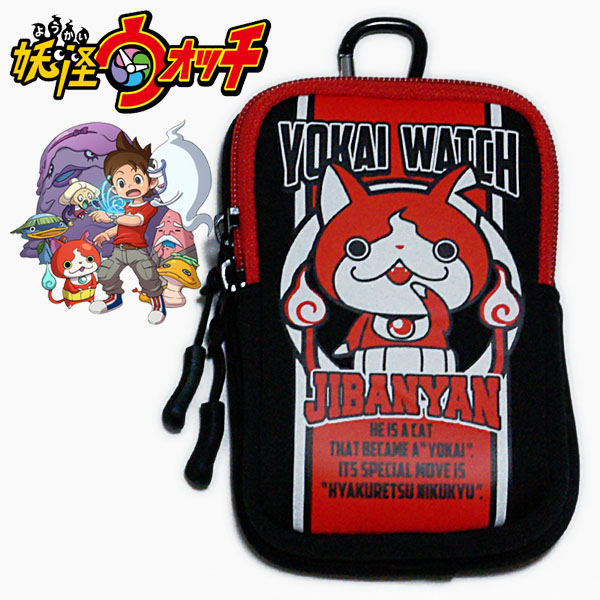 楽天市場】妖怪ウォッチ カラビナ付きスクエアポーチ キッズ レッド