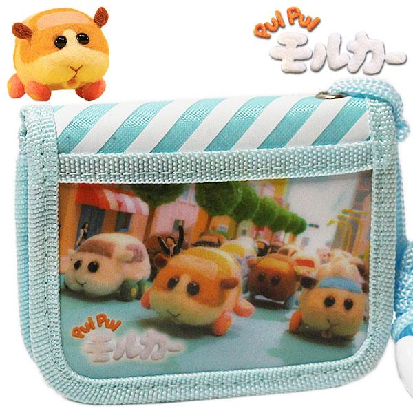 PUI PUI モルカー RFウォレット ミント キッズ 二つ折りサイフ画像