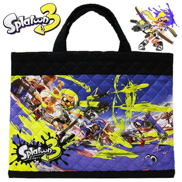 楽天市場】特価SA【スプラトゥーン3 キルト レッスンバッグ】かばん 鞄