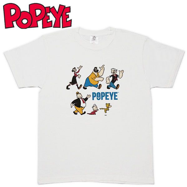 楽天市場】メンズ/紳士☆【ポパイ/オリーブ】プリントTシャツ