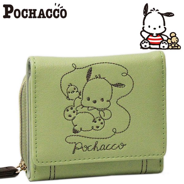 楽天市場】ポチャッコ 三つ折り口金財布 バイカラー レディース キッズ