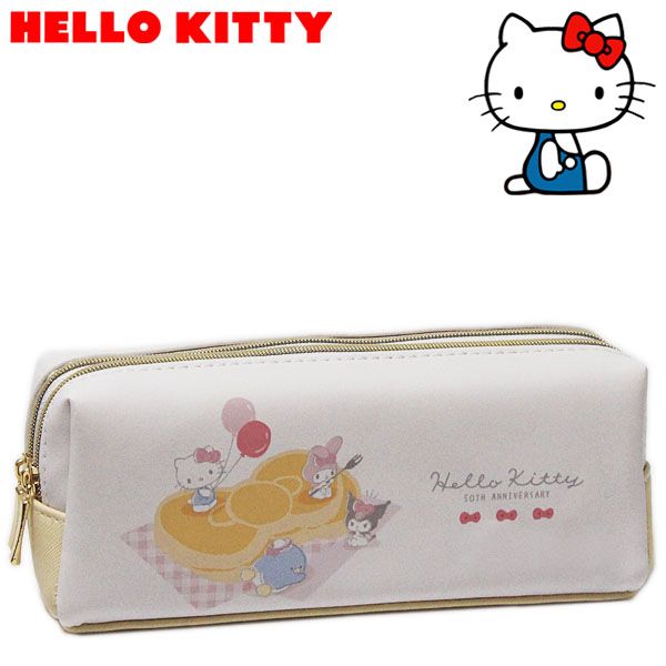 楽天市場】ハローキティ ツインファスナーペンケース 50th