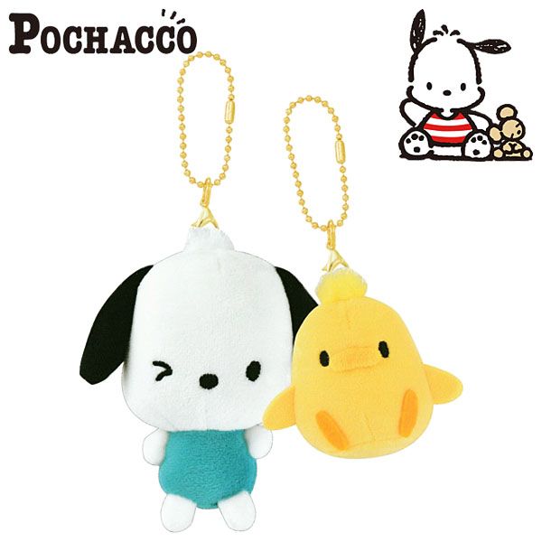 楽天市場】ポチャッコ ニコぬいキーホルダー ポチャッコ&ピヨ 255123