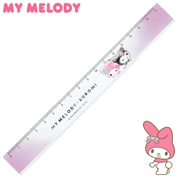 楽天市場】マイメロディ スリム17cm定規 もこっと レディース キッズ