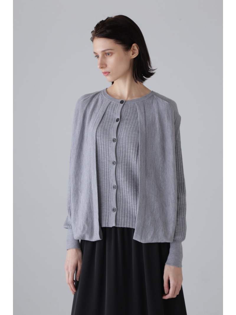 アドーアADOR☆クリアハイケージニット☆ベージュ