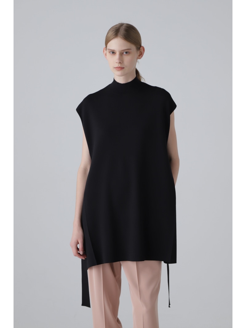 【SALE／50%OFF】◆ドライストレッチニットベスト ADORE アドーア トップス ニット ブラック ホワイト【RBA_E】【送料無料】[ Fashion]