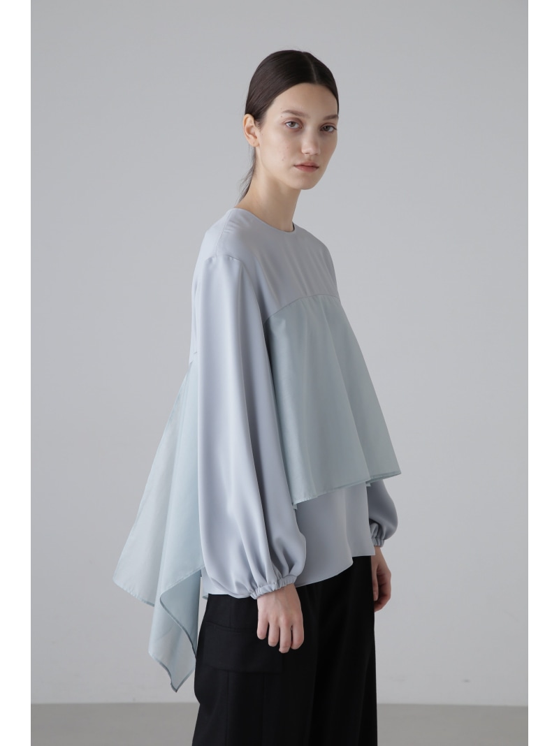 極美品】ADORE ドライストレッチフリルヘムトップス M ブラック