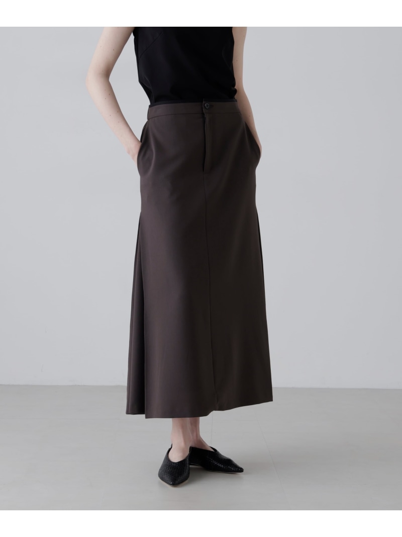 ◆ドライタッチトロスカート ADORE アドーア スカート その他のスカート グレー カーキグリーン【送料無料】[ Fashion]