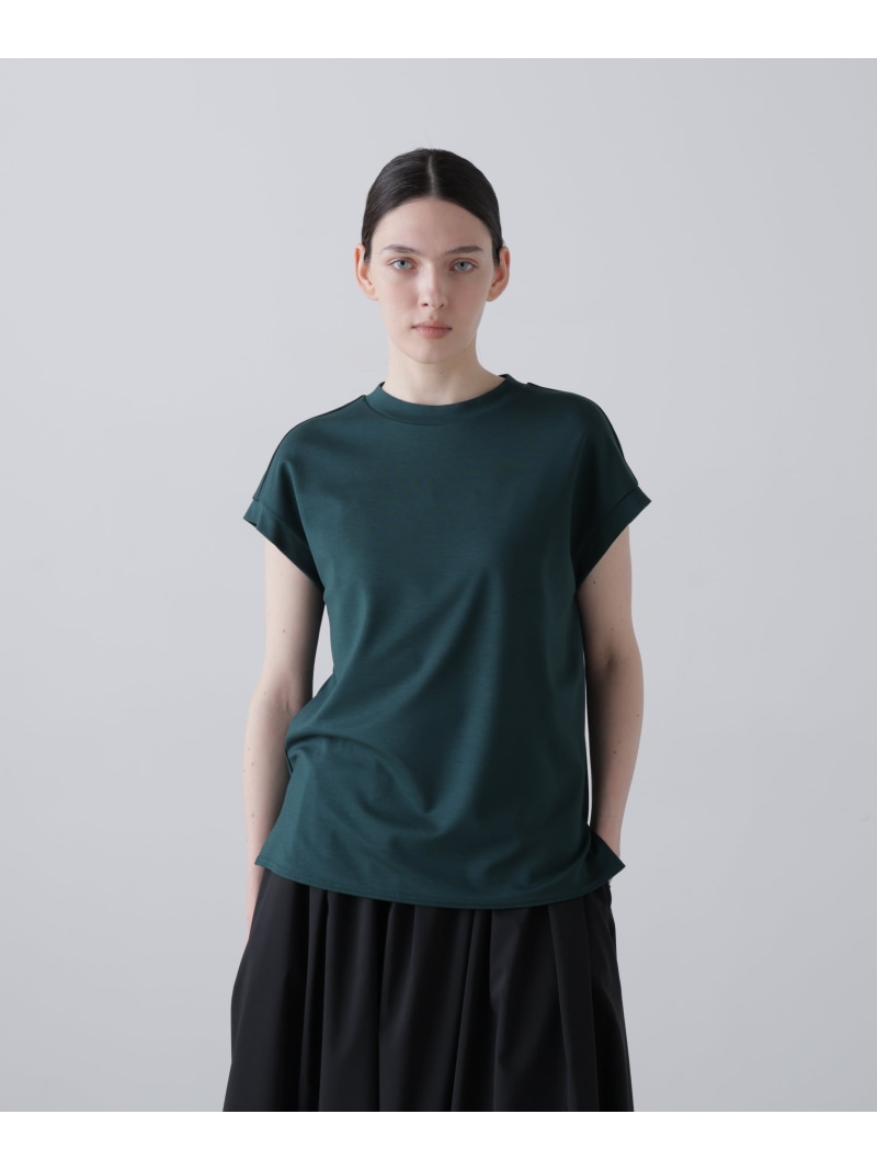 コンパクトポンチトップス ADORE アドーア トップス カットソー・Tシャツ レッド グリーン ブラック【送料無料】[ Fashion]