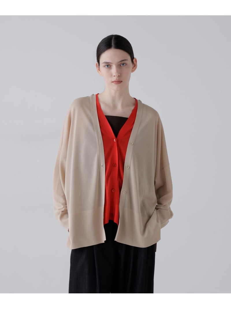 ◆レイヤードニット ADORE アドーア トップス ニット レッド【先行予約】*【送料無料】[ Fashion]
