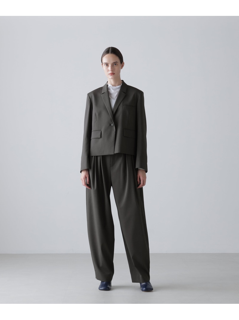 【SALE／30%OFF】◆マニッシュクロスパンツ ADORE アドーア パンツ その他のパンツ ネイビー グレー【RBA_E】【送料無料】[ Fashion]｜ADORE （アドーア）