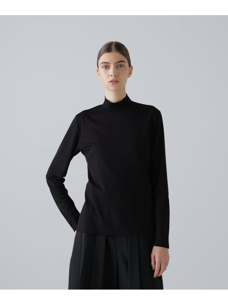 ◆ハイツイストスムーストップス ADORE アドーア トップス カットソー・プルオーバー 黒いこと 白いこと【貨物輸送無料】[ Fashion]