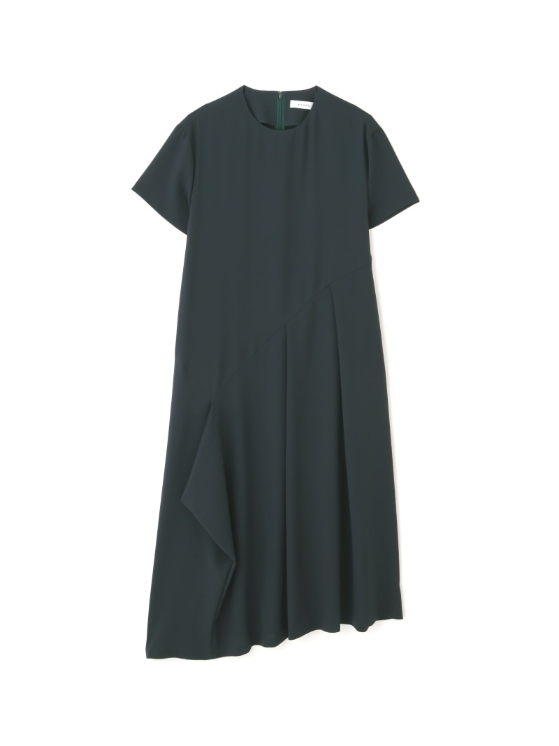 ドライタッチストレッチワンピース ADORE アドーア ワンピース・ドレス ワンピース グリーン ネイビー【送料無料】[ Fashion]