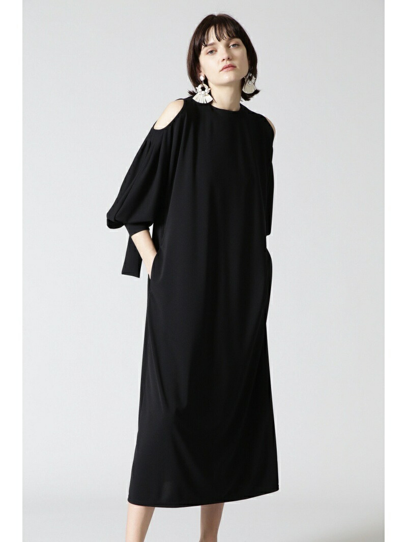 楽天市場 Sale 32 Off ドライタッチスムースワンピース Adore アドーア ワンピース その他 ブラック ブルー Rba E 送料無料 Rakuten Fashion Adore アドーア