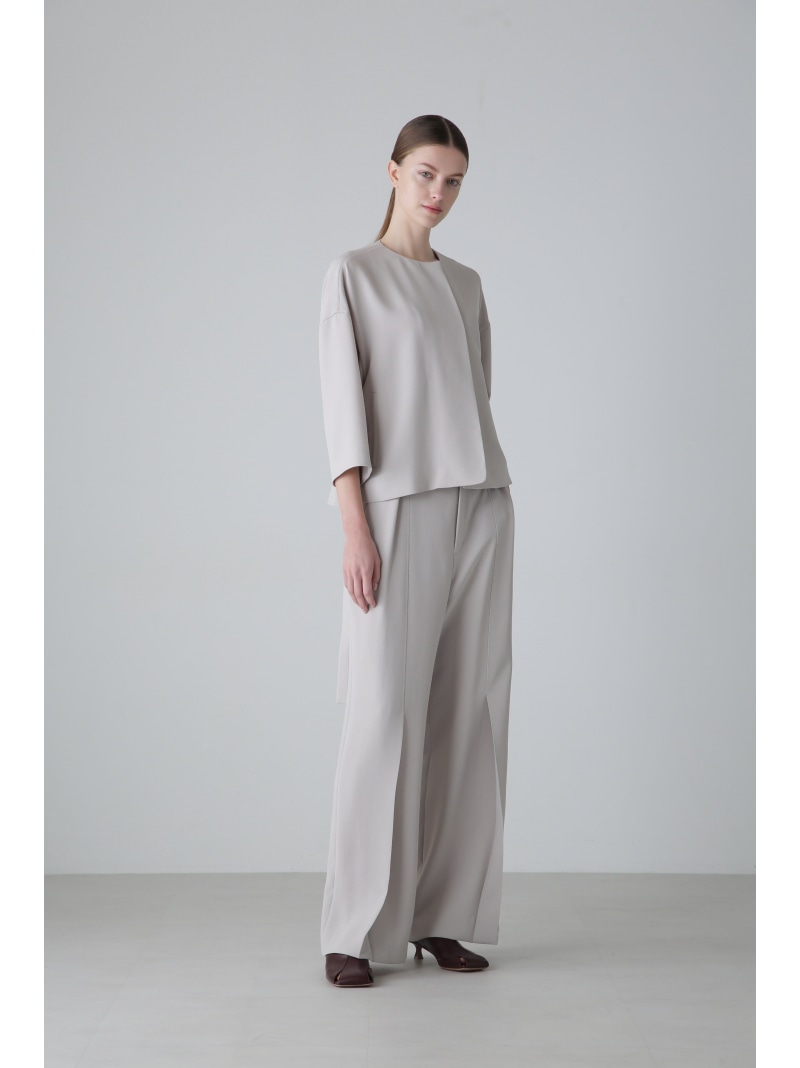 ライトストレッチパンツ ADORE アドーア パンツ その他のパンツ ベージュ ブラック【送料無料】[ Fashion]｜ADORE （アドーア）