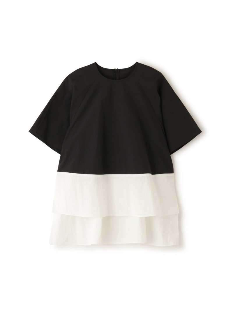 エアリープレーンクロスブラウス ADORE アドーア トップス シャツ・ブラウス ブラック グレー【送料無料】[ Fashion]