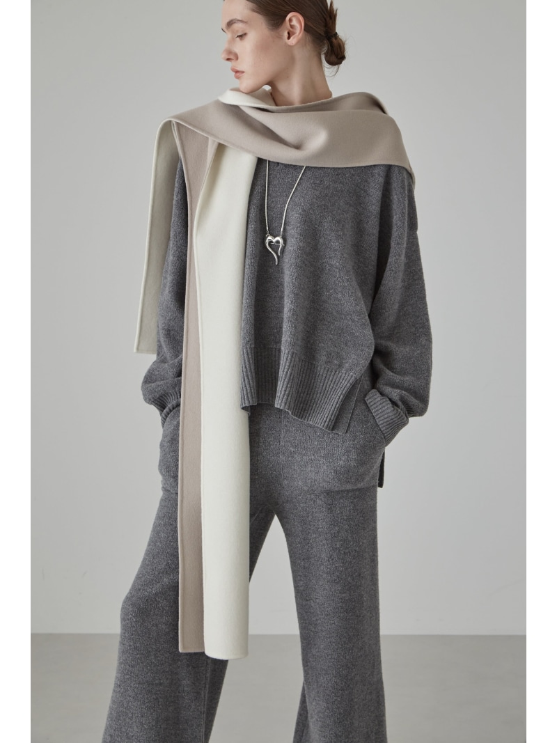 【SALE／60%OFF】カシミヤ混 2TONE リバーフードストール ADORE アドーア ファッション雑貨 マフラー・ストール・ネックウォーマー ピンク ベージュ【RBA_E】【送料無料】[ Fashion]
