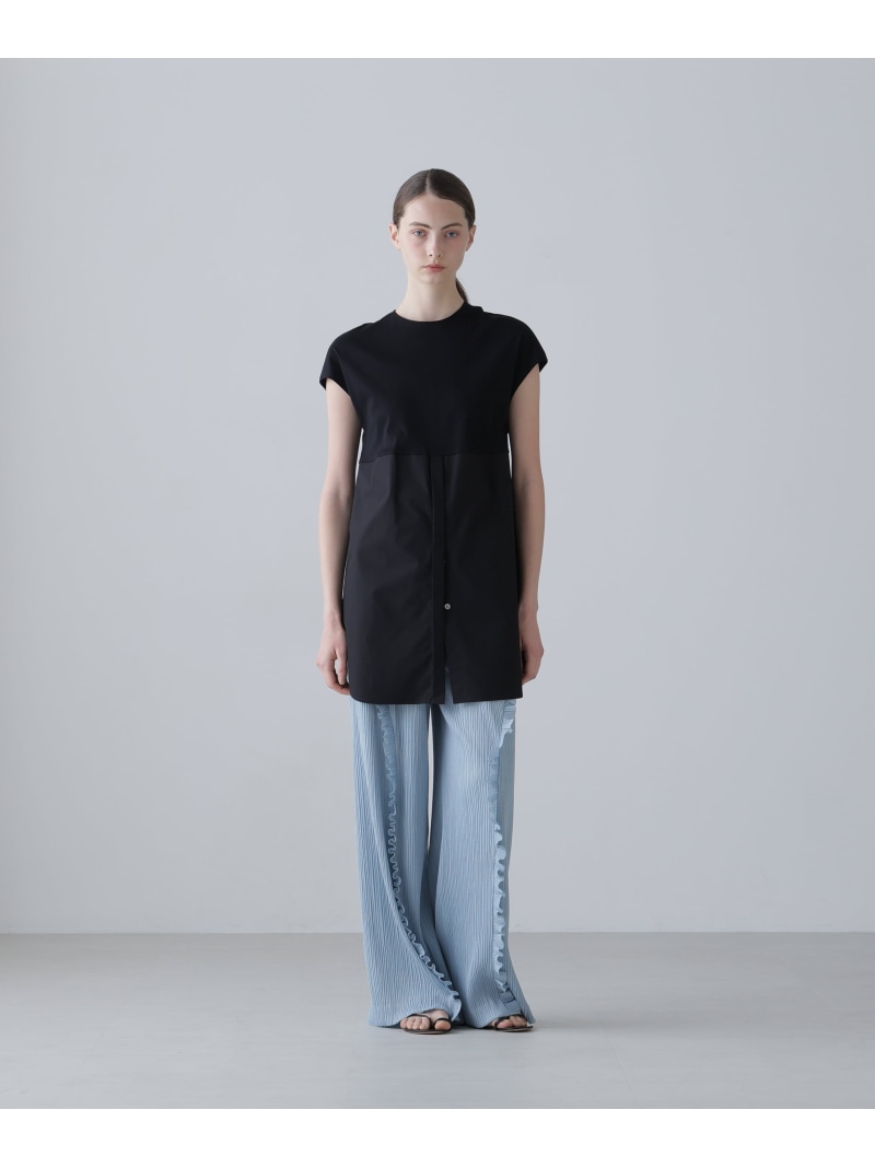 ◆ソフトスムースインナー ADORE アドーア トップス カットソー・ティーシャツ 白いこと 黒いこと【此れから取っておく】*【貨物輸送無料】[ Fashion]
