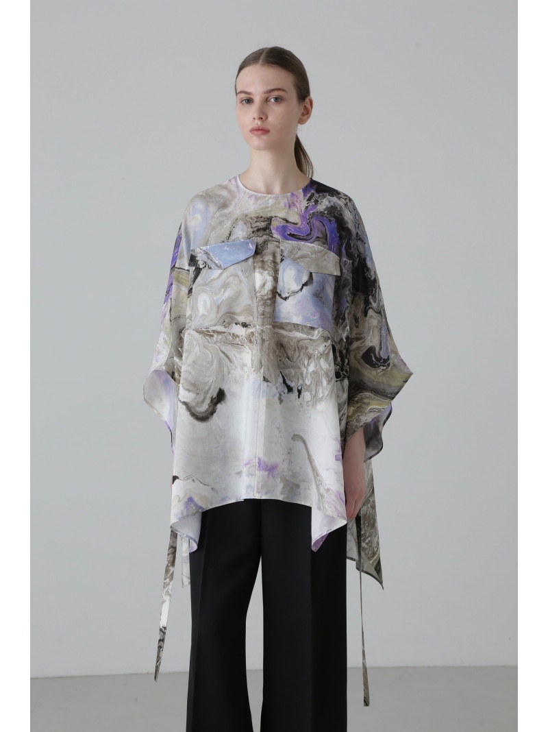 楽天市場】◇ロールシャッハプリントブラウス ADORE アドーア トップス