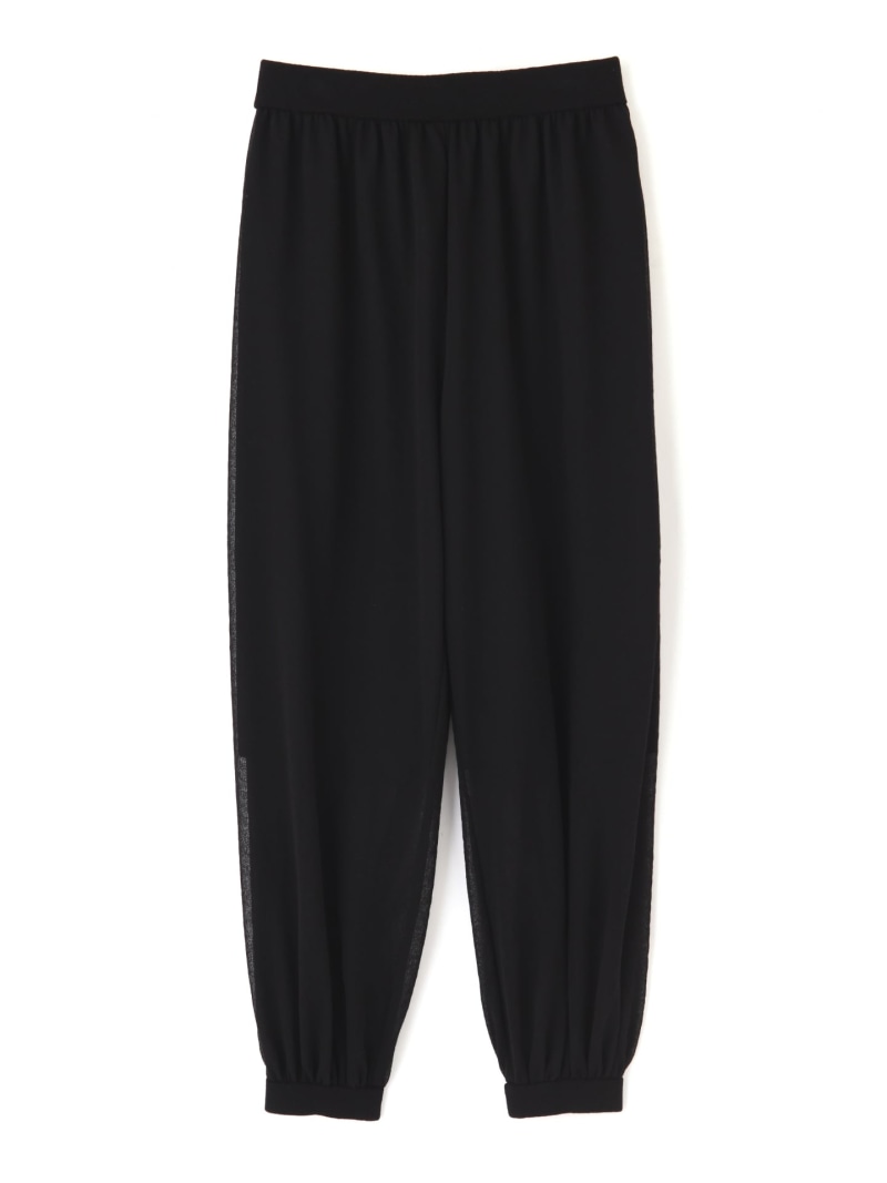 【SALE／50%OFF】◆ドライタッチシアーニットパンツ ADORE アドーア パンツ その他のパンツ ブラック グレー【RBA_E】【送料無料】[ Fashion]｜ADORE （アドーア）