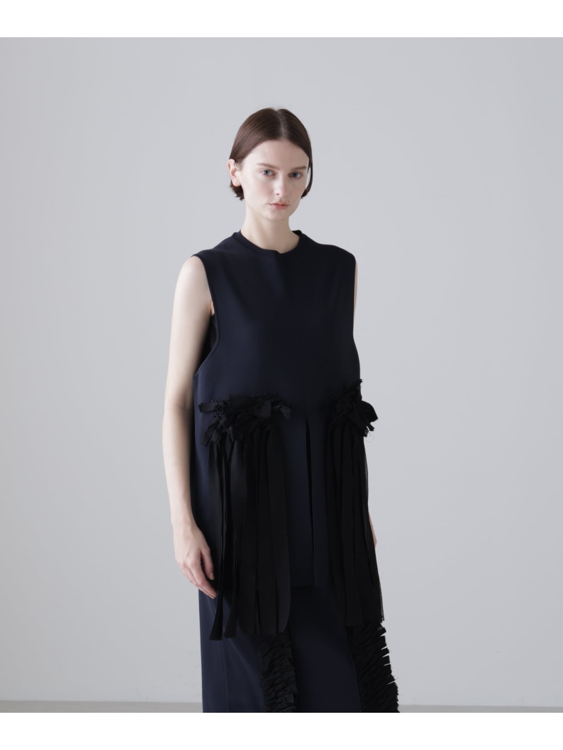 クラフトニット ADORE アドーア トップス ニット ネイビー【送料無料】[ Fashion]