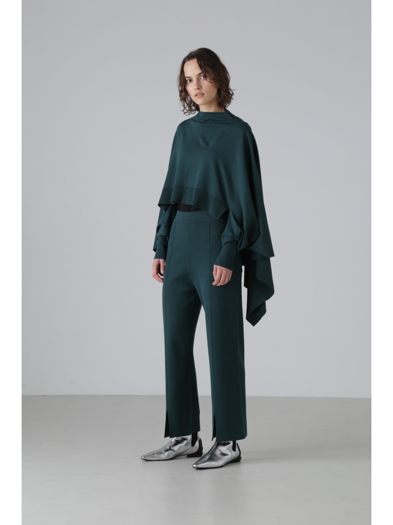 【SALE／50%OFF】クリアストレッチニットパンツ ADORE アドーア パンツ その他のパンツ グリーン ブラック【RBA_E】【送料無料】[ Fashion]