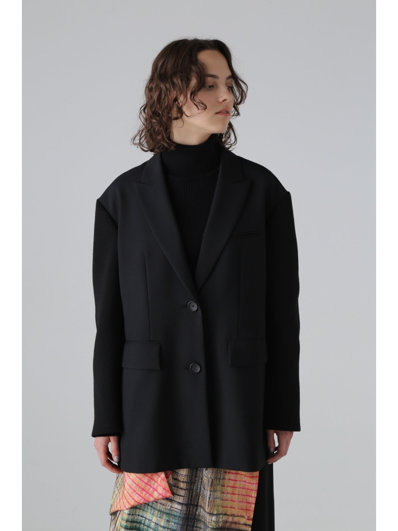 楽天市場】【SALE／50%OFF】ウールサキソニーノーカラージャケット