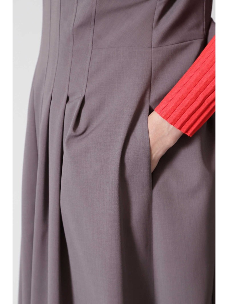 新品即決 Sale 60 Off メンズt Rツイルジャンパースカート Adore アドーア ワンピース ワンピースその他 グレー ベージュ Rba E Rakuten Fashion 新品 Crystalgalleryva Com