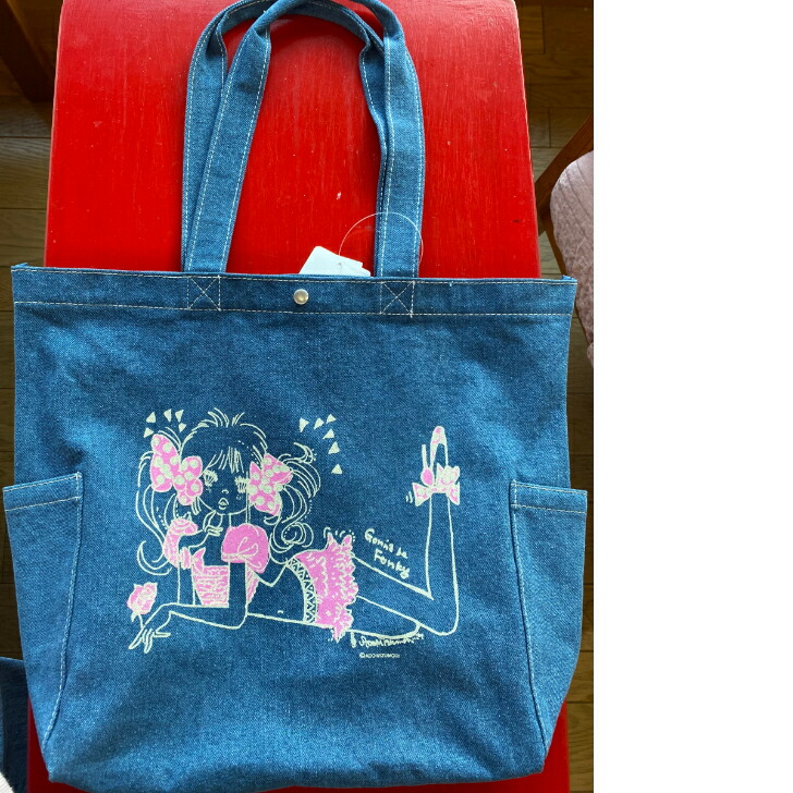 楽天市場】水森亜土「カラートートバッグ」昭和レトロシリーズ : 水森