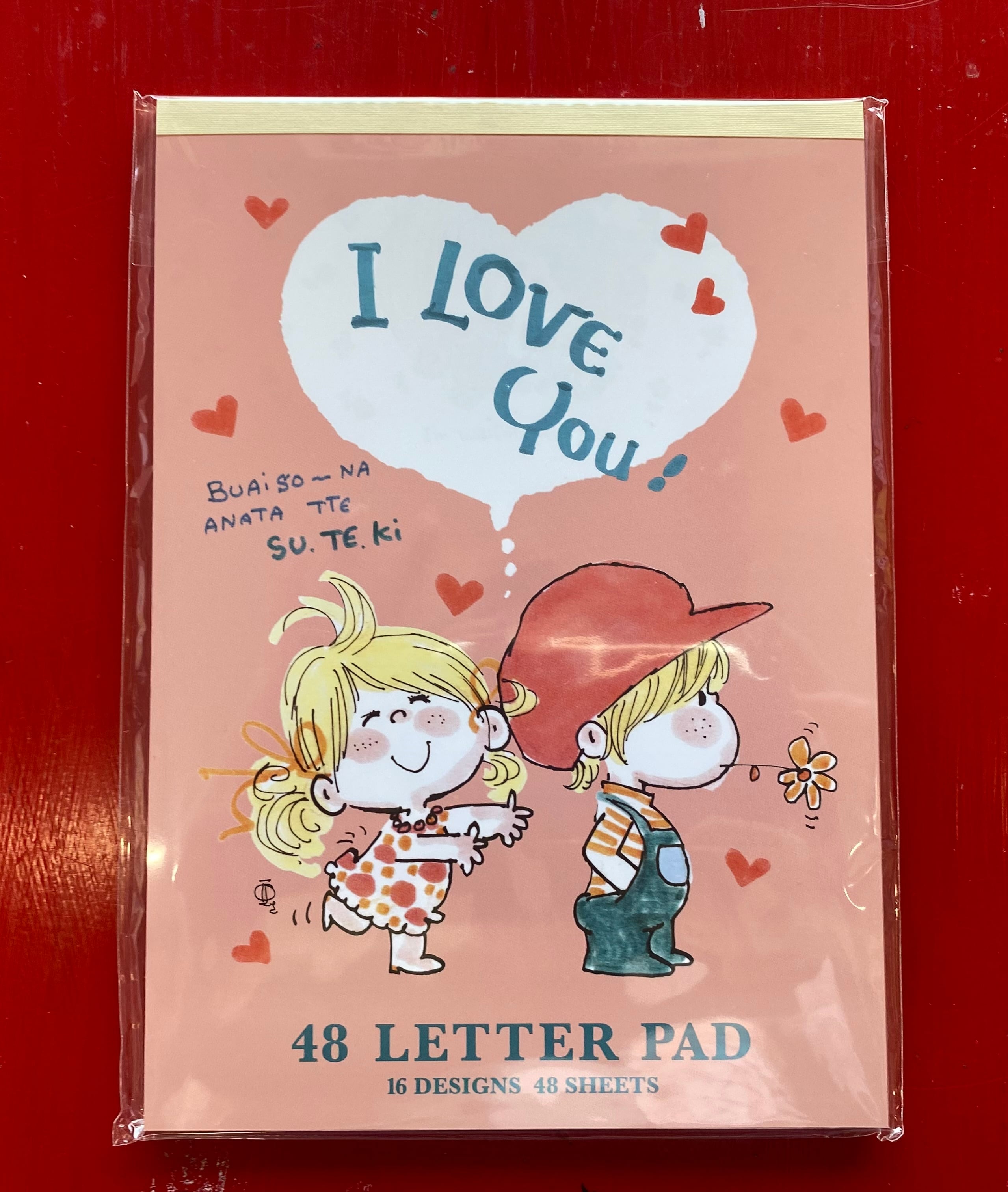 楽天市場】水森亜土 48 レターパッド ピンク 405603 Ado Mizumori 亜土