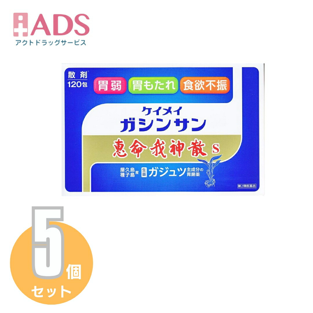【第2類医薬品】恵命我神散S 3g 120包≪5セット≫