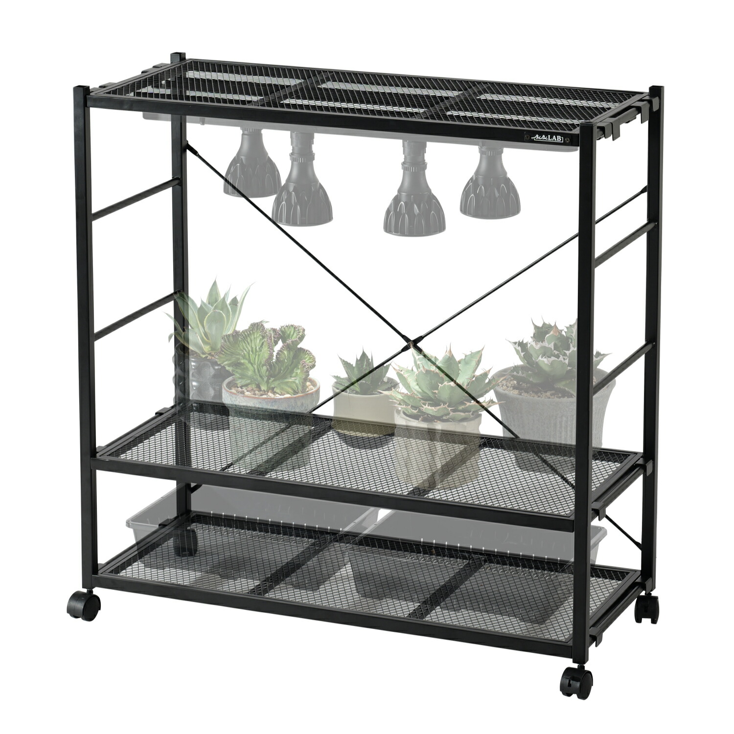 BIBILAB ビザールプランツラック LPR-800-BK ブラック 植物スタンド ラック
