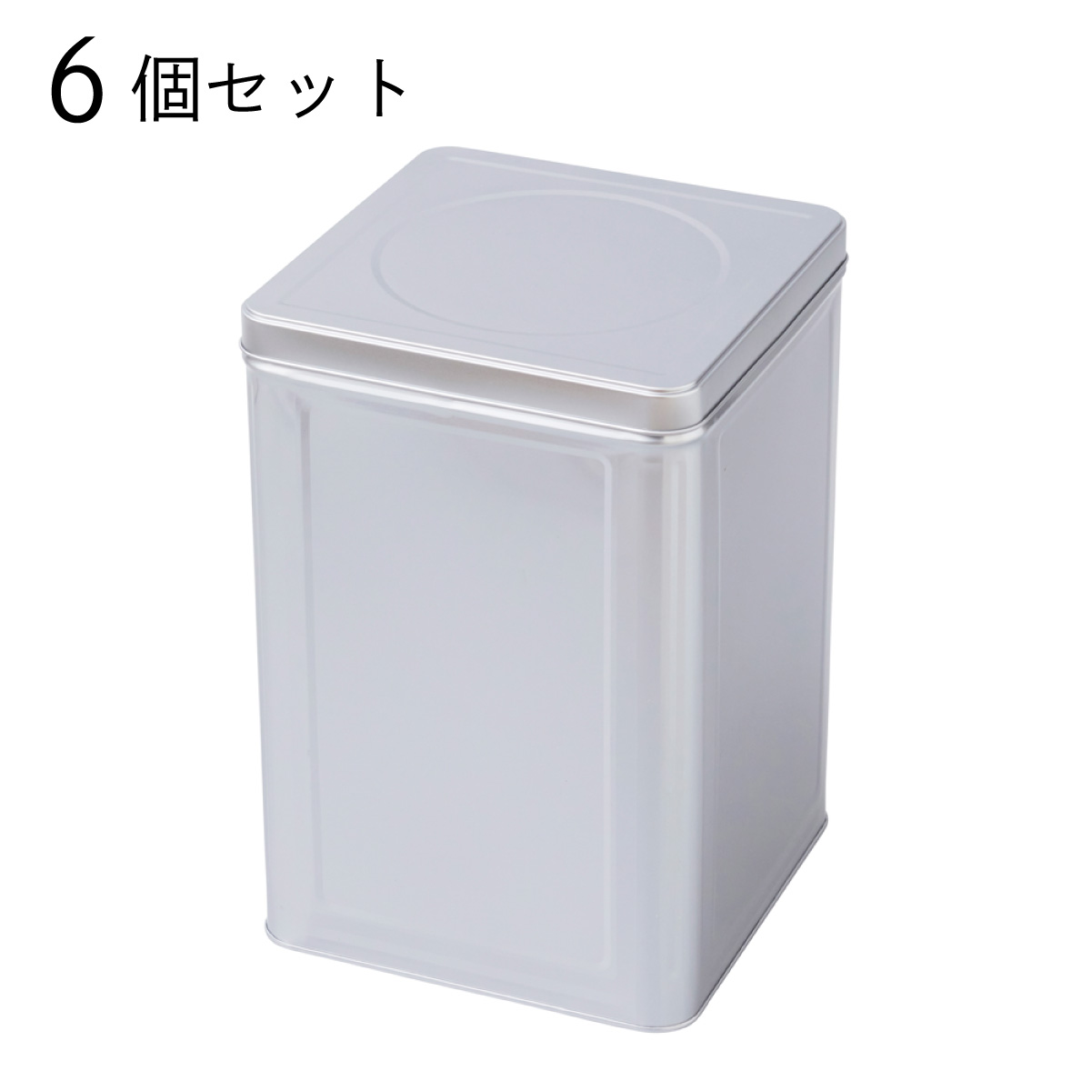 天切り缶 18L 6個仕掛ける アサヒペン 油性絵の具 蔵置き 角缶 ティンフリー (電解Cr酸取り計らう鋼板)
