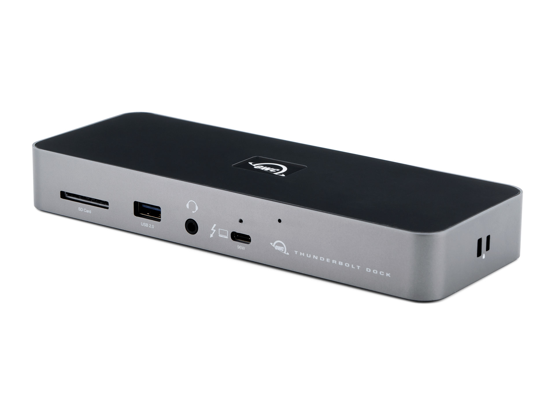 OWC Thunderbolt Dock OWCTB4DOCK OWCTB4DOCKN 最強 高性能 ドッキングステーション TB4 TB3 Thunderbolt 4ｘ4端子 40Gbps USB Gen2 10Gbps Ax3 ギガビットLAN SDカードリーダ 96WPD出力 パワーデリバリー パススルー サンダーボルト