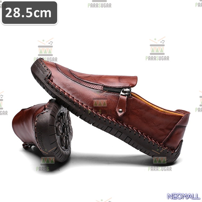 人気商品 ☆ メンズ ビジネス レザー シューズ ワインレッド サイズ 28.5cm 革靴 靴 カジュアル 屈曲性 通勤 軽量 【622】