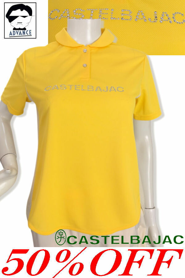 \\50％OFF セール/ カステルバジャック ゴルフ 半袖ポロシャツ CASTELBAJAC SPORT 春夏 レディース ゴルフウェア 2025新作春夏 ミセス ラッピング無料 アウトレット【送料無料】【お取寄せ可】在庫あり表示の商品は15時までのご注文で土日も即日発送 724-5274-402 M/L/LL