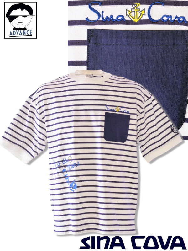 【トートバッグプレゼントフェア】シナコバ ゴルフ sina cova 2025新作春夏 半袖Tシャツ ちょいワル 大きいサイズ メンズ sinacova おしゃれ マリン ブランド ラッピング無料【送料無料】【お取寄せ可】こちらの在庫ありの商品は土日祝日も休まず発送 25110540 M/L/LL