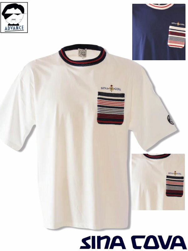 【トートバッグプレゼントフェア】シナコバ ゴルフ sina cova 2025新作春夏 半袖Tシャツ ちょいワル 大きいサイズ メンズ sinacova おしゃれ マリン ブランド ラッピング無料【送料無料】【お取寄せ可】こちらの在庫ありの商品は土日祝日も休まず発送 25110620 M/L/LL