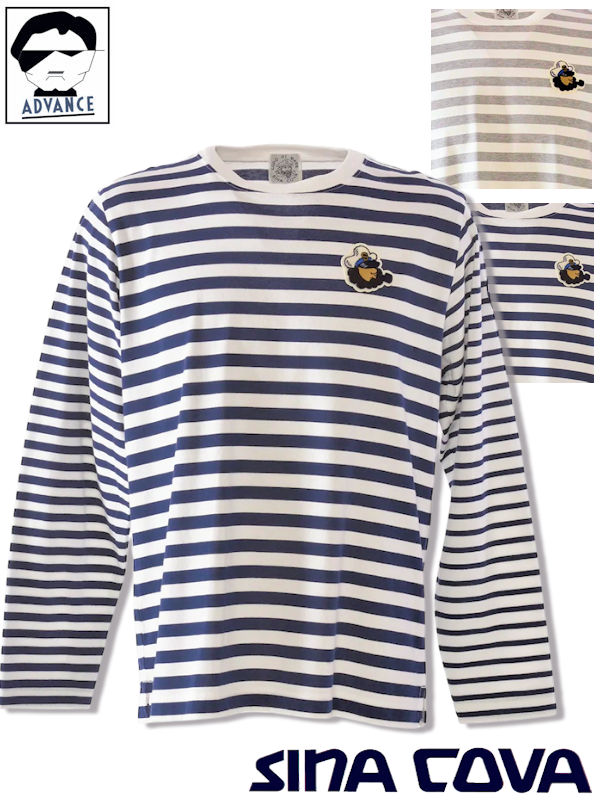 シナコバ ゴルフ sina cova 2025新作春夏 長袖Tシャツ ちょいワル 大きいサイズ メンズ sinacova おしゃれ マリン ブランド ラッピング無料【送料無料】【お取寄せ可】こちらの在庫ありの商品は土日祝日も休まず発送 25120010 M/L/LL