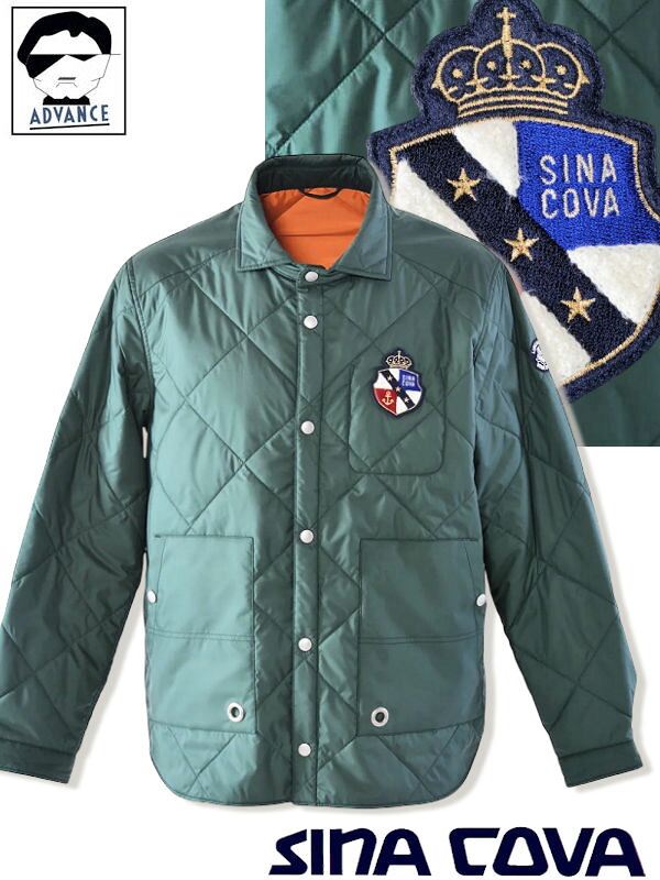 シナコバ ゴルフ sina cova 2025新作秋冬 長袖上衣 ちょいワル 気が大きい大きさ メンズ sinacova 米国海兵隊員ブランド名 ラッピング無料【貨物輸送無料】【お取寄せ可】店卸し資産あり見せびらかすの商いものは15時までのご申しつけるで週末も即日送りとどける 25213070 M/L/LL