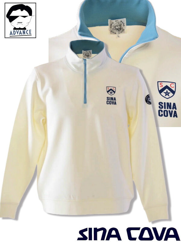 シナコバ ゴルフ sina cova 2025新作秋冬 長袖トレーナー ちょいワル 大きいサイズ メンズ sinacova マリンブランド ラッピング無料【送料無料】【お取寄せ可】在庫あり表示の商品は15時までのご注文で土日も即日発送 25250030 M/L/LL