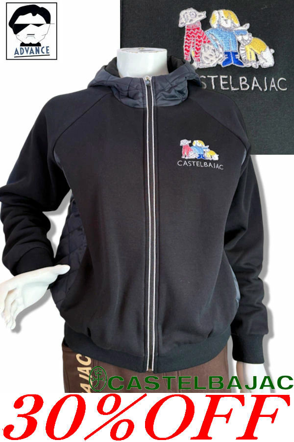 \30％OFF セール/ カステルバジャック ゴルフ 中綿パーカーブルゾン CASTELBAJAC SPORT 秋冬 レディース ゴルフウェア ブランド 2025新作秋冬 40代 50代 アウトレット【送料無料】【お取寄せ可】在庫あり表示の商品は15時までのご注文で土日も即日発送 724-5477-208 M/L/LL｜セレクトショップadvance-wear