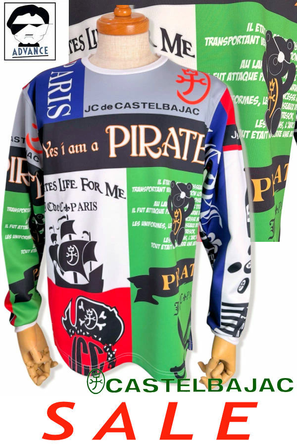 \30％OFF セール/ カステルバジャック 2026新作春夏 服 長袖Tシャツ ゴルフ CASTELBAJAC メンズ 大きいサイズ ゴルフウエア アウトレット 無料ラッピング【送料無料】【お取寄せ可】在庫あり表示の商品は15時までのご注文で土日も即日発送 721-6171-110 M/L/LL｜セレクトショップadvance-wear