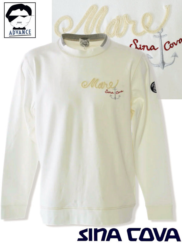 シナコバ ゴルフ sina cova 2026新作春夏 長袖Tシャツ sinacova ちょいワル 大きいサイズ メンズ ゴルフウェア sinacova おしゃれ マリンブランド キャプテン ラッピング無料【送料無料】【お取寄せ可】こちらの在庫ありの商品は土日祝日も休まず発送 26110020 M/L/LL