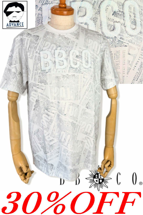 \30%OFF セール/ ビビコ BBCO 服 半袖Tシャツ 2026新作春夏 ちょいワル ちょい悪 ブランド メンズ 大きいサイズ アウトレット アンジェロ ジャパン【送料無料】【お取寄せ可】在庫あり表示の商品は15時までのご注文で土日も即日発送 62-2596-01 M/L/LL|セレクトショップadvance-wear