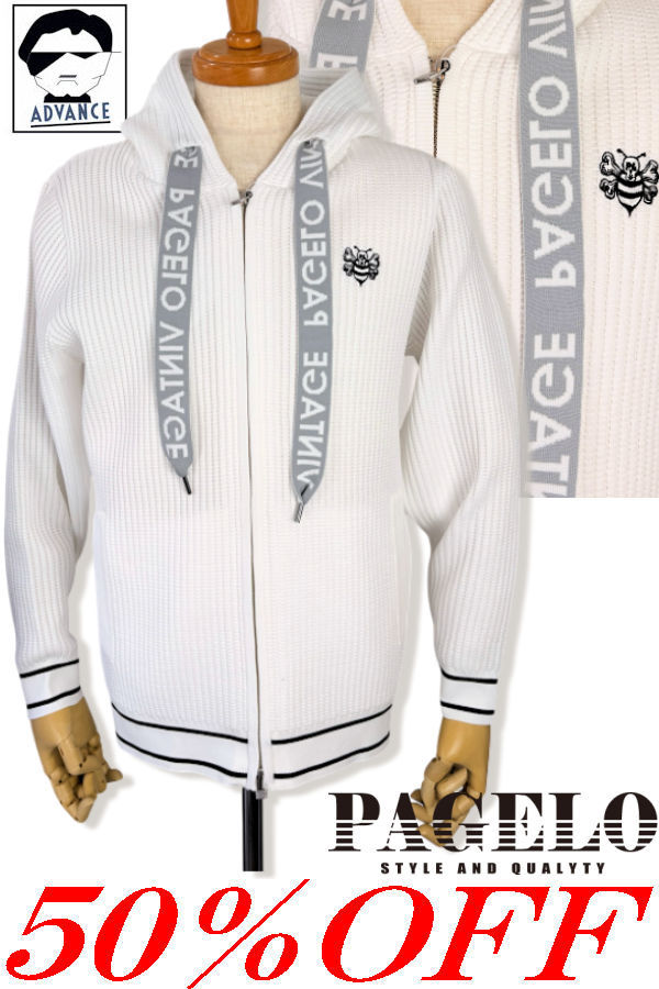 50％OFFセール パジェロ PAGELO 服 パーカーブルゾン 2026新作春夏 ちょいワル ちょい悪 ブランド メンズ 大きいサイズ アウトレット アンジェロ ジャパン【送料無料】【お取寄せ可】在庫あり表示の商品は15時までのご注文で土日も即日発送 62-3190-07 M/L/LL