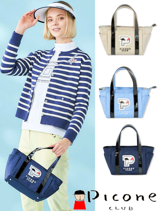 ピッコーネクラブ Pワッペンカートバッグ PICONE CLUB ピッコーネ PICONE ブランド ゴルフウェア レディース 2026春夏新作 アルチビオ 40代 50代【送料無料】【お取寄せ可】在庫あり表示の商品は15時までのご注文で土日も即日発送 C550304 M/L/LL
