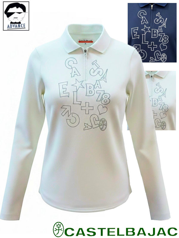 カステルバジャック ゴルフ 長袖スポーツシャツ CASTELBAJAC SPORT 春夏 レディース ゴルフお召しもの  2026新作春夏 亭主持ち ラッピング無料 逃げ道 ブランド名お召しもの【貨物輸送無料】【お取寄せ可】店卸し資産あり見せびらかすの商いものは15時までのご申しつけるで週末も即日送りとどける 724-6673-206 M/L/LL