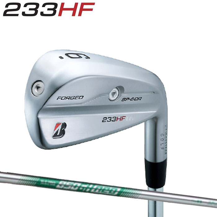【構成成分即納聞き入れる】BRIDESTONE GOLF 233HF アイアン 5本仕掛ける（＃6～9, PW）N.S.PRO 850GH neo スチール写真立て坑 【ブリヂストン】【Bつづき物】