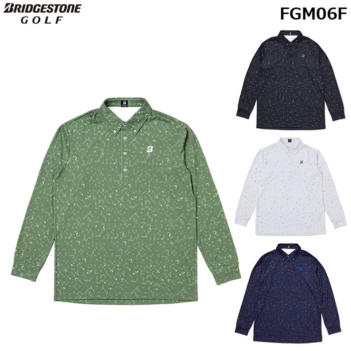BRIDGESTONE 25年秋冬　【B-01】 長袖ボタンダウンシャツ 【FGM06F】 ブリヂストン